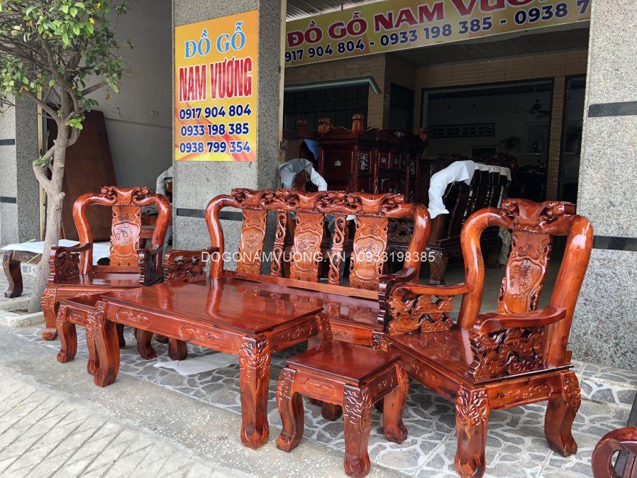 ghe-cot-10-cham-dao-tay-rong ghế cột 10 chạm đào tay rồng