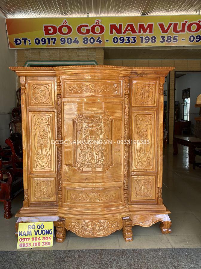 tu-tho-cam-xe-6-chan tủ thờ gỗ căm xe 6 chân
