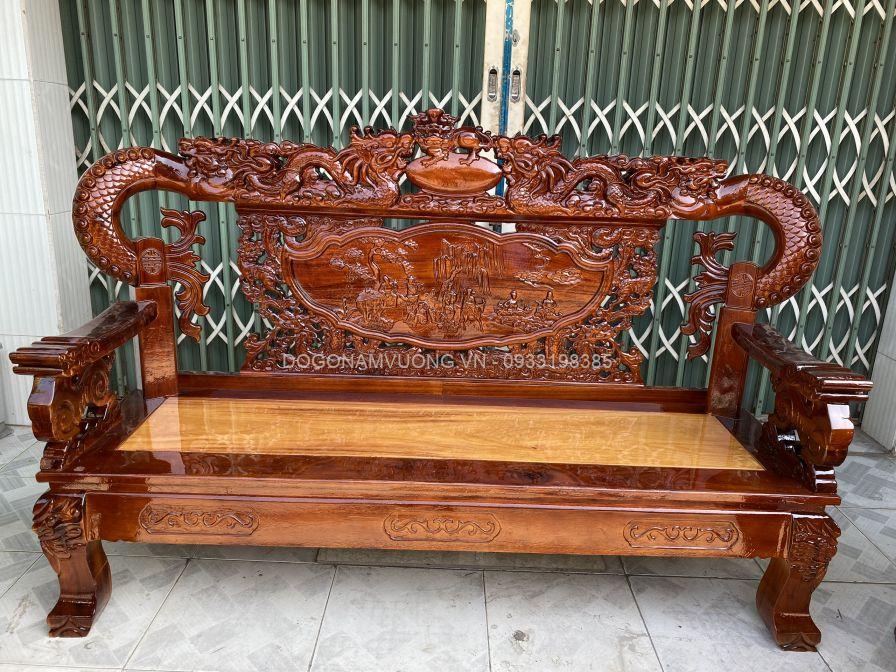 bàn ghế phòng khách rồng khuỳnh mặt gõ bàn ghế phòng khách rồng khuỳnh mặt gõ