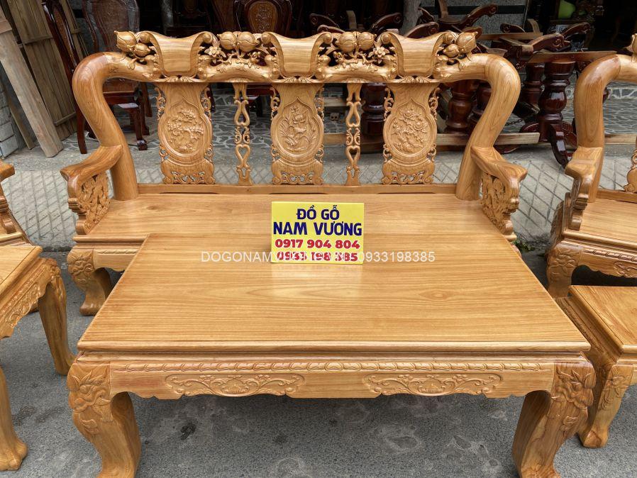 bộ bàn ghế gỗ gõ chạm đào bộ bàn ghế gỗ gõ chạm đào