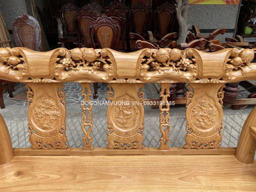 ghế dài tay 12 gỗ gõ ghế dài tay 12 gỗ gõ