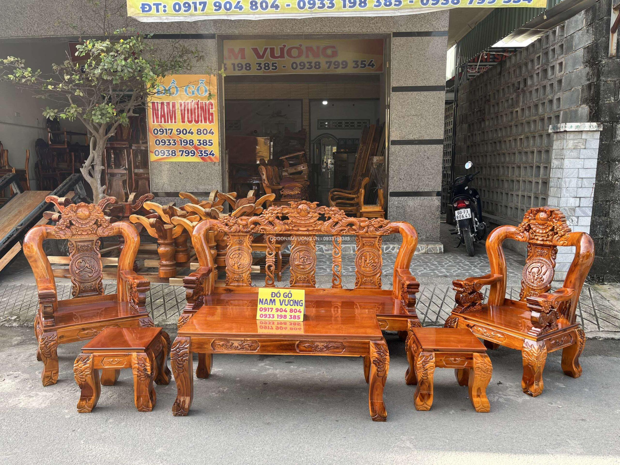 bộ bàn ghế tay 12 chạm rồng đẹp bộ bàn ghế tay 12 chạm rồng đẹp